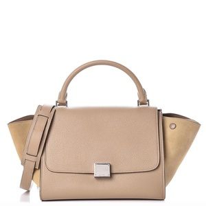 SOLD Celine Trapeze Bag In Dune mini